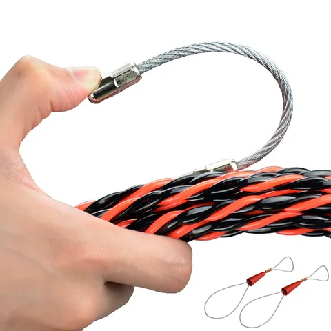 Threader de fio elétrico 5/10/15/20/25/30/50m, dispositivo de rosqueamento para eletricista, cabo de fio, extrator de corrida, ferramentas de construção de chumbo