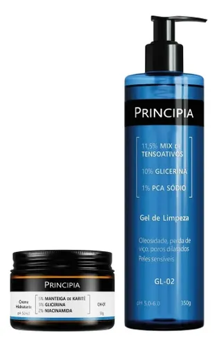 Principia Kit Limpeza e Hidratação para o Dia a Dia Todo Tipo de Pele Dia/noite