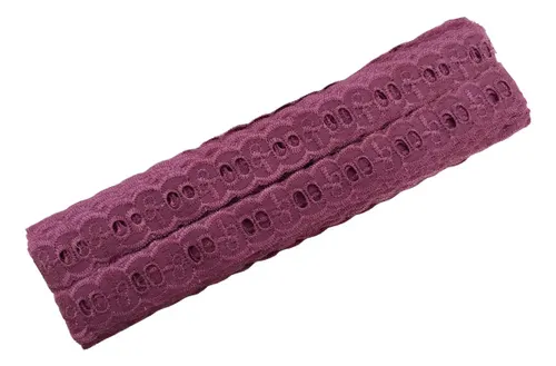 Bordado Passa Fita Cores Rolo C/ 13,7 Metros Ctl-102 Nybc Cor Rosa Antigo 082