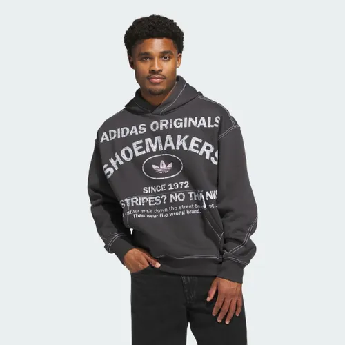 Blusa Capuz Estampa Originals Shoemaker Homem adidas