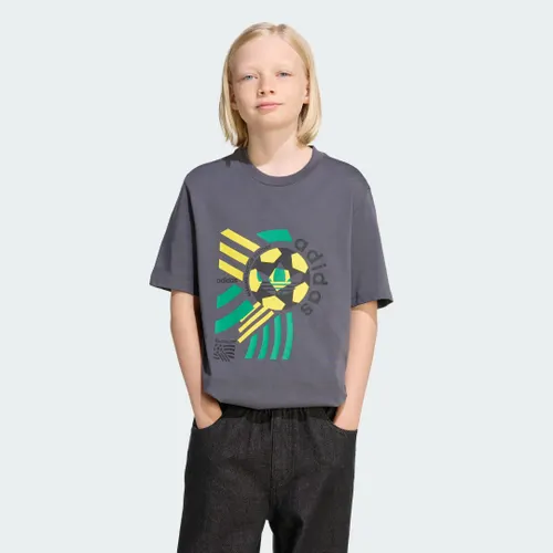 Camiseta Folgada Estampada Kids adidas