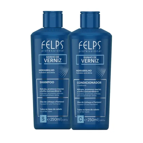 Kit Felps Banho de Verniz Shampoo e Condicionador (2 x 250 ml)