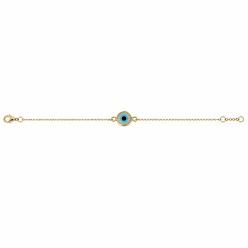 Pulseira Olho Grego em Ouro 18K