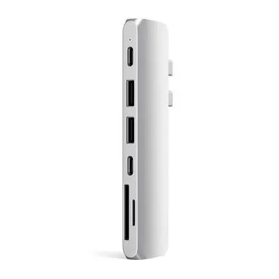 Adaptador de Hub Pro USB-C Satechi, Prata - ST-CMBPS (silver)