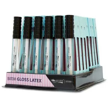 Box C/ 48un Gloss Látex N°07 Incolor 5ml - Max Love N 07 - Incolor