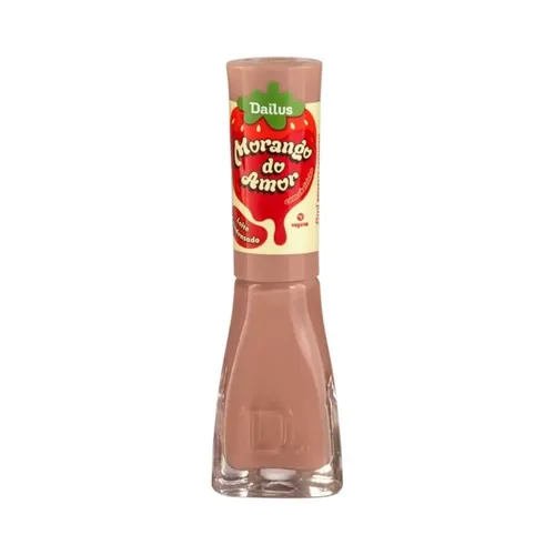 Esmalte Dailus Coleção Morango do Amor Leite Condensado