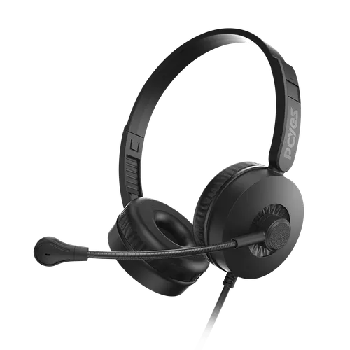 Headset PCYES Comfort CM300 P2 3,5mm Driver 40mm com Microfone Omnidirecional CM300P2