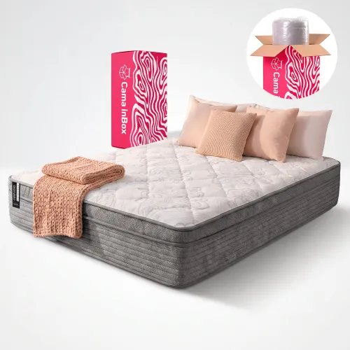 Colchão Refúgio Boost Tech de Molas Ensacadas Cama inBox