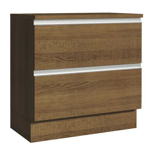 Balcão 80 cm 2 Gavetas Rustic Glamy Madesa