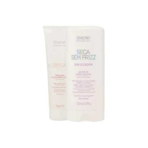 Kit Amend Essencial Acidificante e Leavein Controle de Frizz
