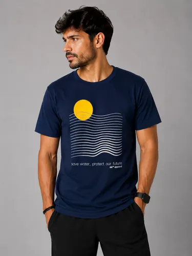 Camiseta Aveloz Wave- Marinho
