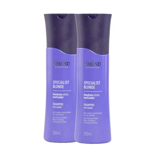 Kit Amend Specialist Blonde Matização 2 Shampoo 250 ml