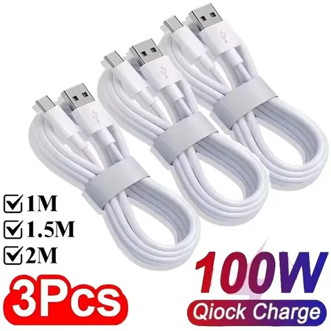6a 100w tipo c cabo de carregamento rápido carregador de telefone usb c cabo de dados para huawei companheiro 40 50 honra xiaomi samsung cabo de carga rápida