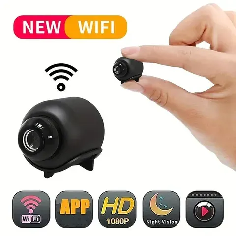 Câmera Mini X5 HD WiFi Monitor de Bebê Câmera de Vigilância de Segurança Interna Gravador de Áudio e Vídeo IP