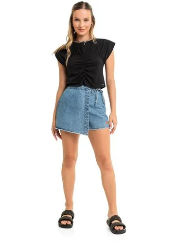 Blusa Corset Juvenil para Menina (Preto) Gloss