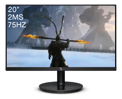 Monitor Gamer 3Green 20" LED 75 Hz HD Preto