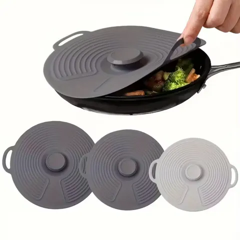 Tampas de silicone para tigelas, tampas anti-respingos para micro-ondas, tampas reutilizáveis resistentes ao calor, adequadas para tigelas, pratos, panelas, frigideiras, fogões, fornos