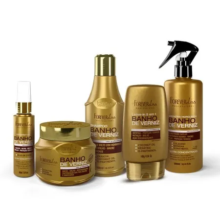 Kit Completo Banho de Verniz Forever Liss