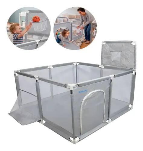 Cercadinho Infantil de Atividades Mini Sport com Futebol e Basquete - Kababy