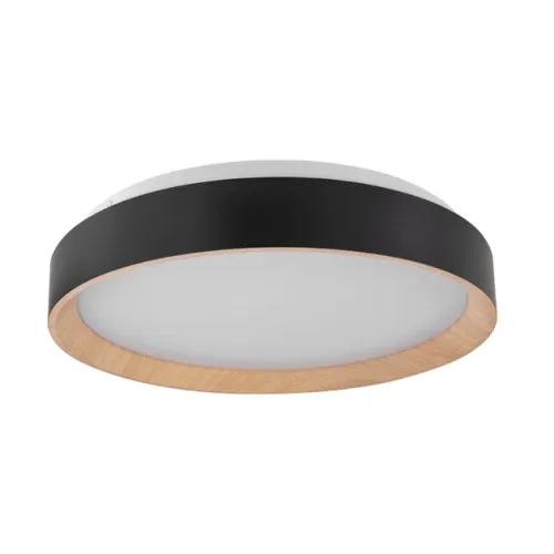 Plafon Led de Sobrepor Alumínio 24w 3000k Eve - PRETO