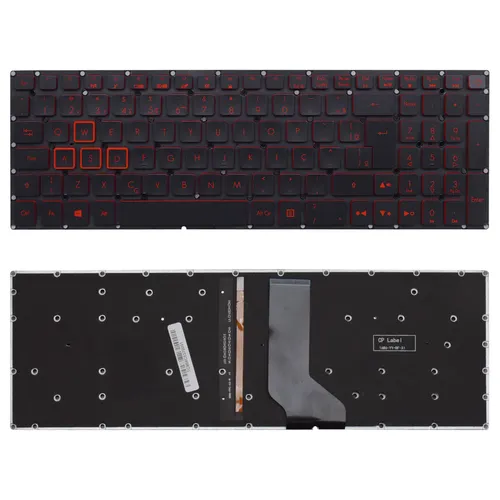 Teclado para Notebook Acer Nitro 5 AN515-52BW ABNT2 Preto