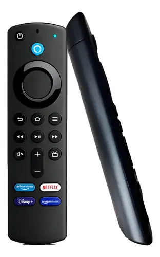 Controle Remoto Fire Stick com Comando de Voz para Tv Smart Cor Black