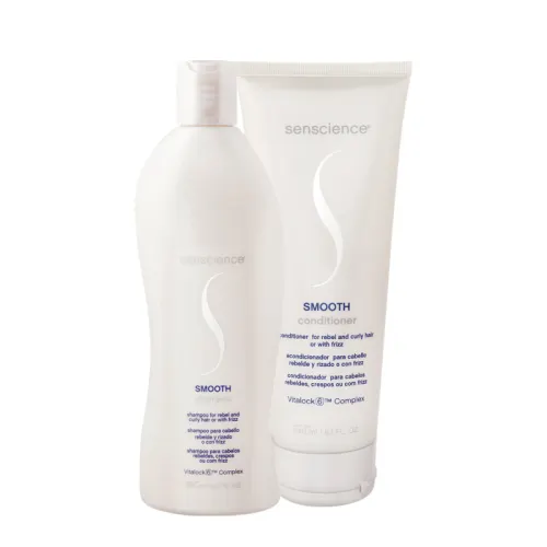 Kit Shampoo 280ml e Condicionador 240ml Senscience Smooth Home Care