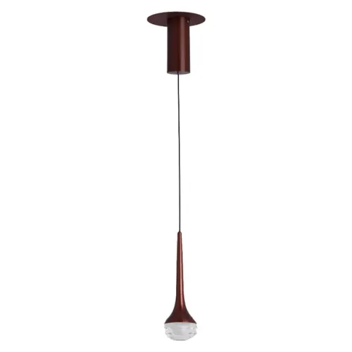 Pendente Led Metal Alumínio Café 5w 350lm 3000k Jelly