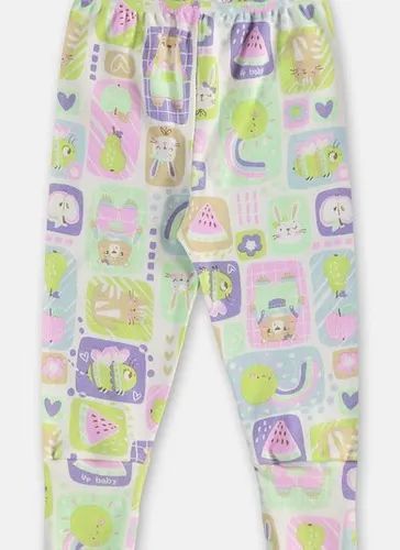 Calça em Suedine Essentials para Bebê Menina (Branco) Up Baby