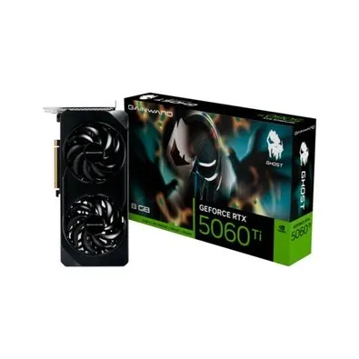 Placa de Vídeo Gainward Ghost NVIDIA GeForce RTX 5060 Ti, 8GB GDDR7, 128-bit - NE7506T019P1-GB2062B