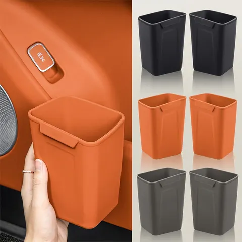 Caixa de Armazenamento de Silicone para Porta de Carro BLALION, Lixeira Multifuncional, Organizador de Guarda-Chuva para Acessórios de Carro