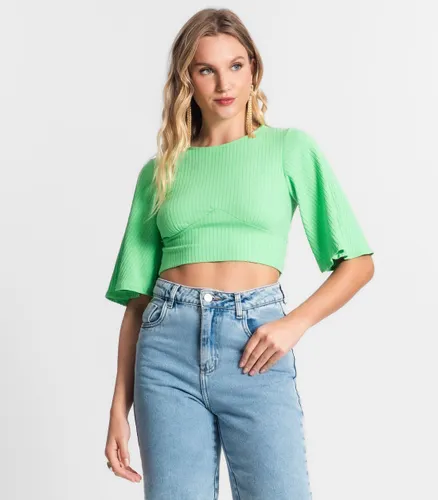 Blusa de Ribana Canelada Feminina Endless - Moda Feminina e Masculina, Itens para Casa e Mais l Rovitex