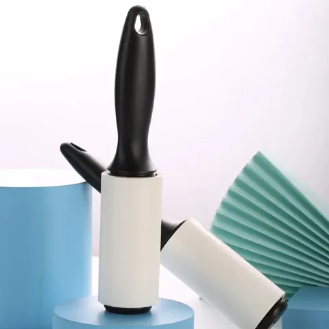 Rolo Adesivo Ultra Pegajoso para Remoção de Pelos de Animais, para Roupas, Móveis, Carpetes, Interior de Carros, Ferramenta de Limpeza para Casa e Escritório