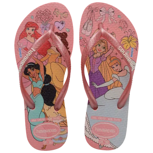 Chinelo Havaianas Infantil Slim Princesas