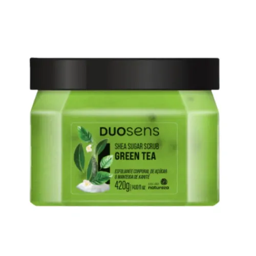 Esfoliante Cia da Natureza Duosens Green Tea 420 g