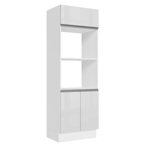Torre Quente para 2 Fornos Madesa Acordes 100% MDF Branco Brilho