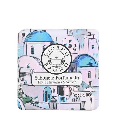 Sabonete Natural Flor de Laranjeira e Vetiver Giorno Bagno 100g Kit