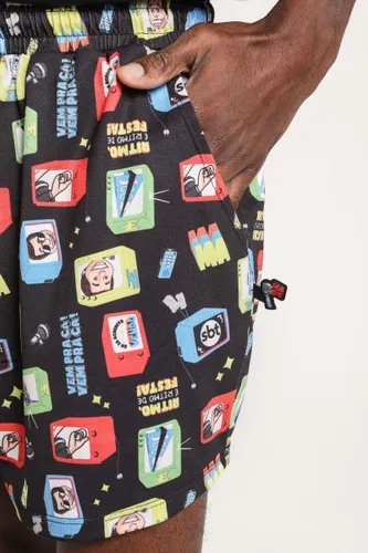 Short Pijama Runner Unissex Estampa Silvinho TV