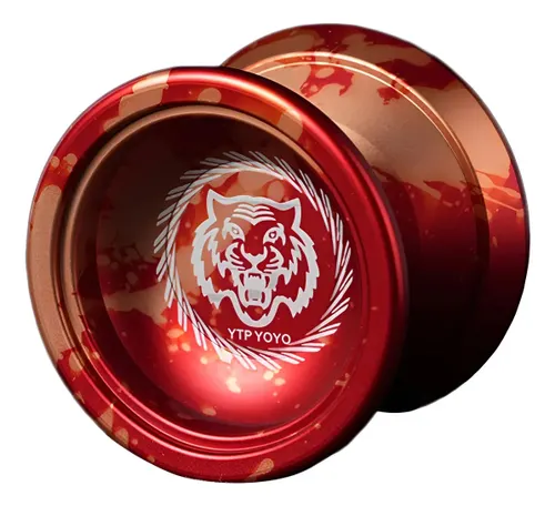Ioiô Rolamento Profissional- Yoyo Liga Borboleta Cor Ouro Vermelho