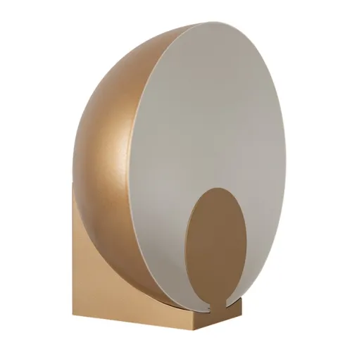 Luminária de Mesa Led Alumínio 6w 3000k Gong - DOURADO