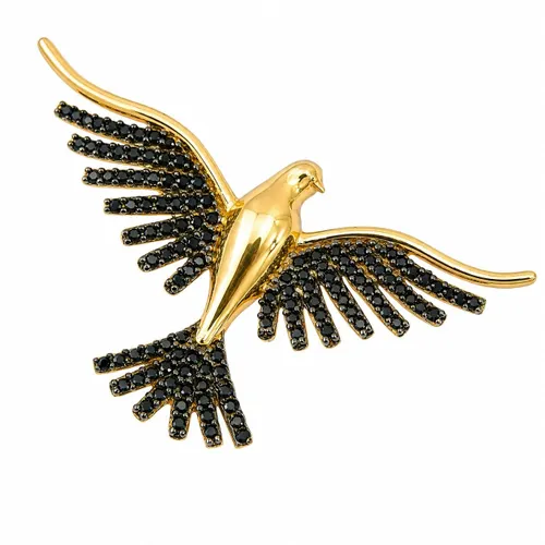 Pingente Divino Espírito Santo 4,5 cm em Ouro 18K