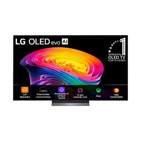 Smart TV LG OLED evo AI 4K C6 77 polegadas 2026 - OLED77C6PSA