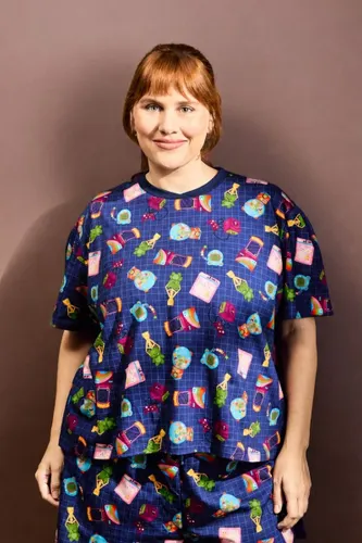 Kit Conjunto Pijama Feminina Estampa Arcade
