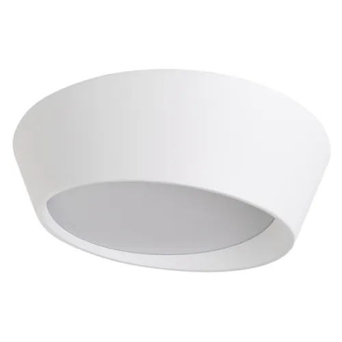 Plafon Led de Sobrepor Assimétrico Branco 45w 3000k Crater