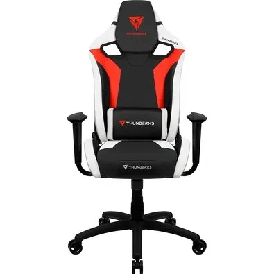 Cadeira Gamer ThunderX3 XC3, Até 120Kg, Reclinável, Com Almofadas, Cilindro de Gás Classe 4, Preta e Vermelha - 78312