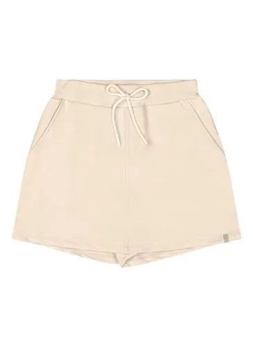 Short-Saia Básico Juvenil em Moletom para Menina (Bege) Gloss