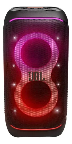 Caixa de Som JBL PartyBox Stage 320 Bluetooth Portátil com Show de Luzes e Resistente a Respingos – 240W RMS Preta