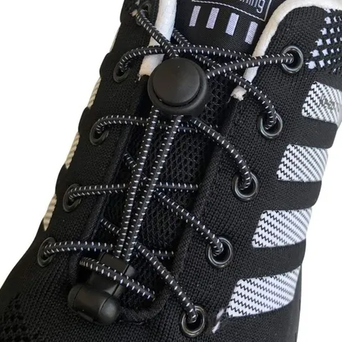 1 par de cadarços preguiçosos tênis cadarços elásticos acessórios para sapatos cadarços corrida/jogging/triathlone