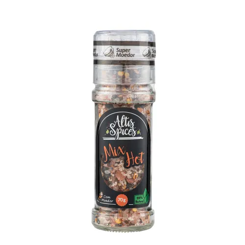 Mix Hot Altis Spices 70g com Moedor