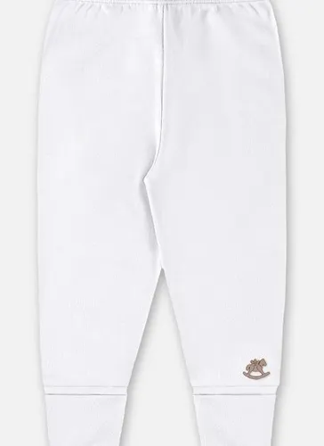 Calça Unissex para Bebê em Suedine Essentials (Branco) Up Baby